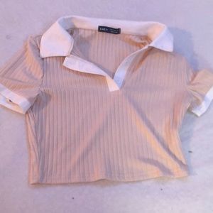 Short sleeve crop top